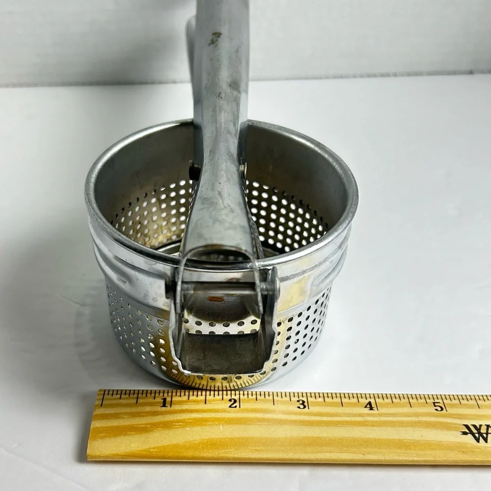 Garlic Press Crusher Squeezer Masher Mincer Stainless Steel Manual Kitchen Tool